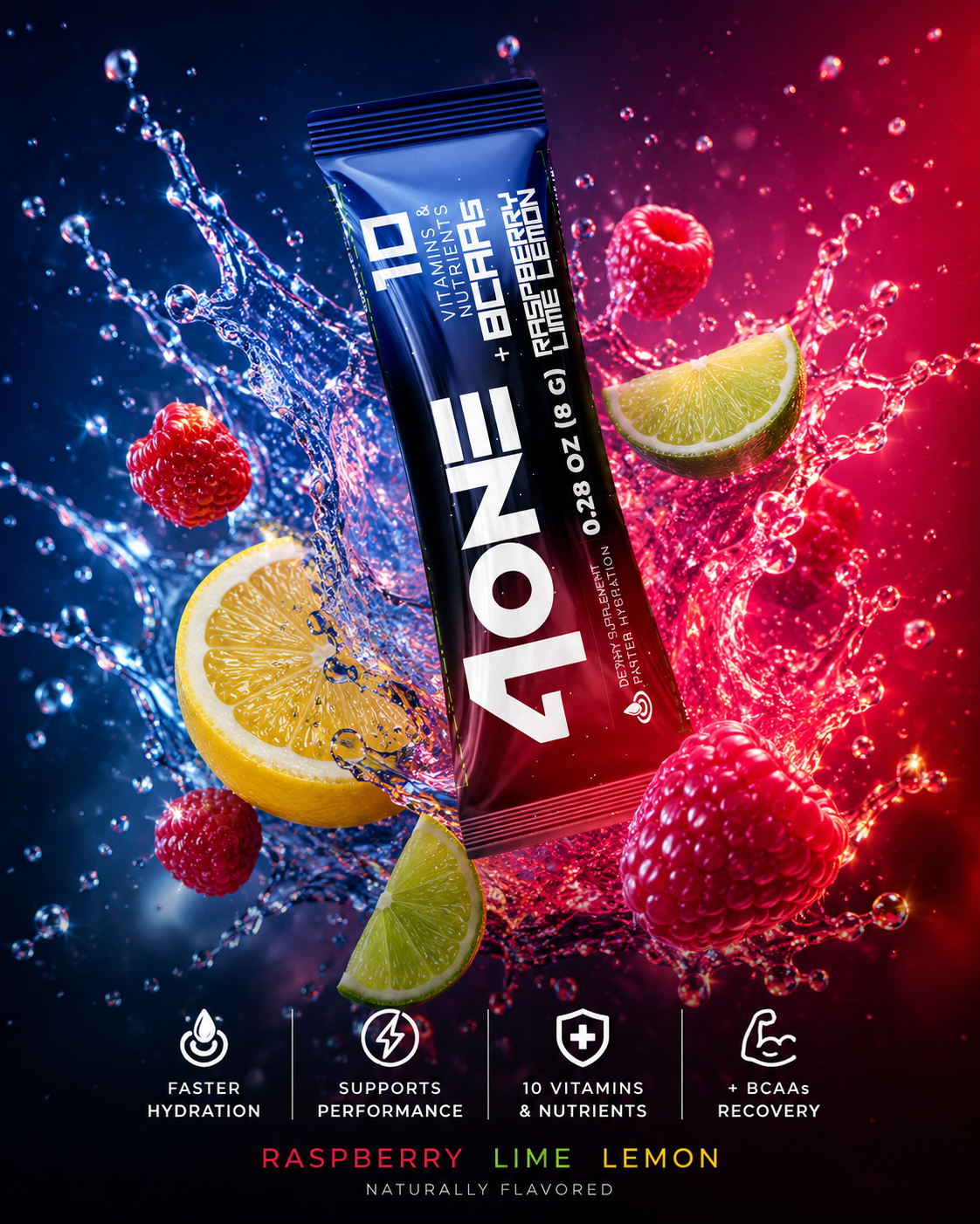 4ONE Hydration Powder + Electrolytes with BCAAs
