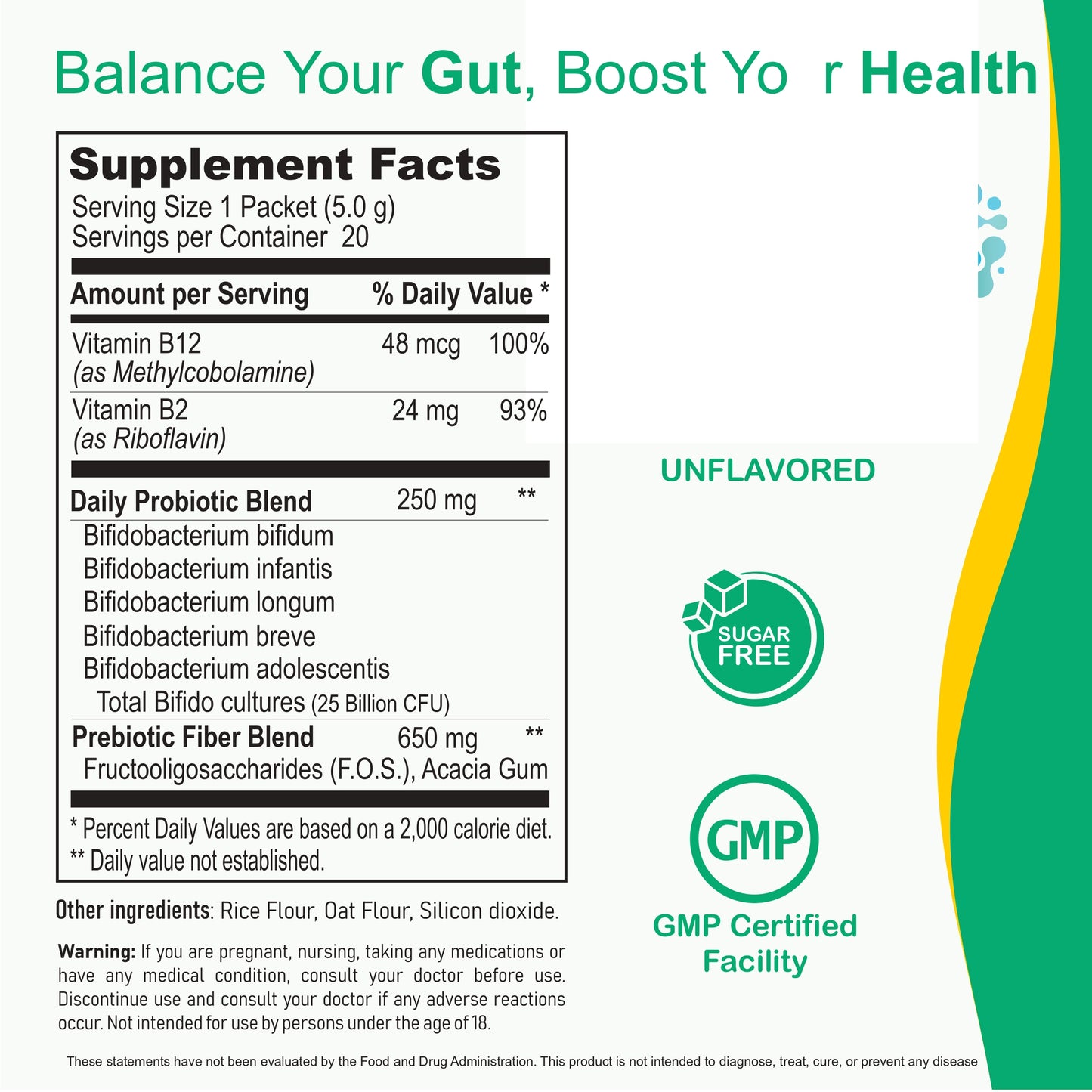 SYMBIOMA - PREBIOTICS + PROBIOTICS